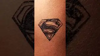 Superman logo drawing #supermandrawing #shots