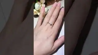 Women's Fashion Mini Diamond Stackable Fashion Ring in 14k White Gold