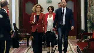 El Congreso suspende como diputados a Junqueras, Rull, Turull y S&aacute;nchez