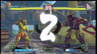 SSF4 [A vs A]: HideAndSeek360(#19 Dhalsim) vs GoldenToy0821(#10 Hawk) Ep.177