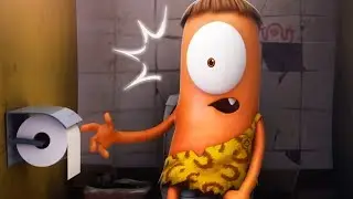 Cartoon | Spookiz | Cula Runs Out Of Toilet Paper | Cartoon For Children