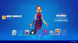 HOW TO UNLOCK THE HERALD BURNING EMBER STYLE IN FORTNITE!