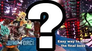 JUMP FORCE:How to easily beat the final boss with no powers