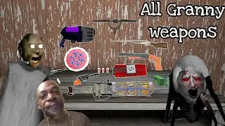 All Granny New Weapons VS Spider Angelina & Granny family
