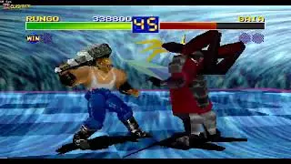 Rungo vs Gaia FINAL BOSS | Battle Arena Toshinden Remix | Story Mode | Sega Saturn Gameplay