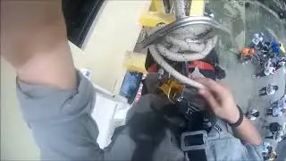 single rope technique. (pass-a-knot)
