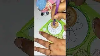Spirograph design easy | #shorts #youtubeshorts