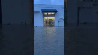 Flooding in Boca Grande, Florida from Hurricane Helene