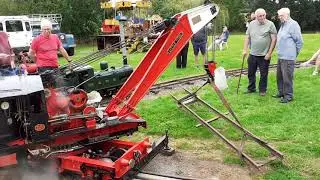 steam crane in action