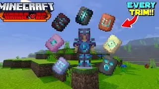 I Collected Every Armour Trim In Minecraft Hardcore || Minecraft Hardcore series (Hindi)