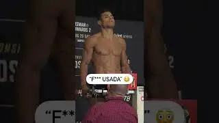 Paulo Costa says &ldquo;f*** USADA&rdquo; after making weight for #UFC278 😳
