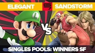 Elegant vs Sandstorm - Ultimate Singles: Pools R2 Winners Semifinal - Genesis 7 |Luigi vs Terry, Ken