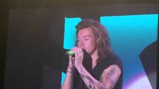Harry getting mad at fans for saying 