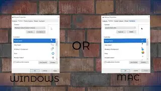 Why i chose the Mac OS cursor over the Windows cursor