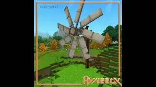 💨 In Hynergy, one of your first energy sources is the Windmill #hytale #blockbench