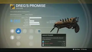 Destiny - House of Wolves Exotic Bounty FINISHED! The Elder Cipher | Dreg's Promise (Sidearm)