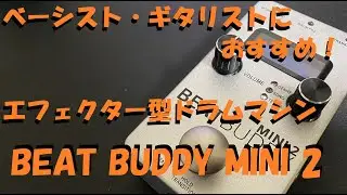 【ベーシスト・ギタリストにおすすめ！】SINGULAR SOUND BEAT BUDDY MINI 2の紹介【ドラムマシン・リズムマシン】