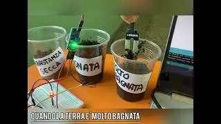 SENSORE ARDUINO PER IL RILEVAMENTO DELL' UMIDITA' DEL  TERRENO