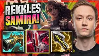 REKKLES IS INSANE WITH SAMIRA! - G2 Rekkles Plays Samira ADC vs Tristana! | Season 11