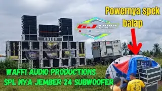 Ready SPL nya Jember🔥 Waffi audio productions Cek sound 24 Subwoofer full amunisi balap