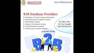 Indian B2B Companies Database  | B2B Industries List in India