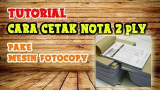 TUTORIAL Cara Mudah Cetak Nota 2 Ply