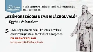 Elvhűség és tolerancia – krisztusi elvek és eszközök a politikai törekvések közegében