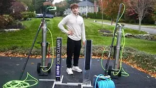 Window and Screen Cleaning with Waterfed Pole (Clear Coast)