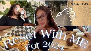 Reset with me for 2024! (Cleaning, planning, organizing!)