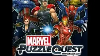 Let's Play: Marvel Puzzle Quest - LIVE STREAM - Video Game Review by Real BatDude