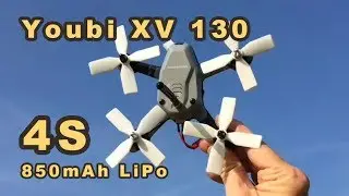 Youbi XV 130 4S 850mAh Test Flug