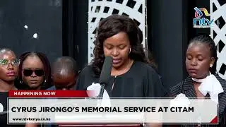 “We will wait for you everyday until we die,” Cyrus Jirongo’s daughter delivers an emotional tribute