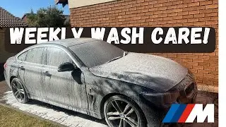 🔥BMW Maintenance Wash💦🧽 My Weekly BMW Exterior Cleaning Routine