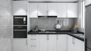 Modern Kitchen Design Ideas 2024 #Kitchen Cabinet Colours #modern kitchen idea