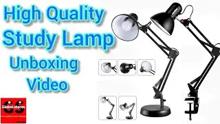 Table Lamp For Study E27 Max 60W ll Desk Lamp Unboxing Video ll  Electric Foldable LED Lamp