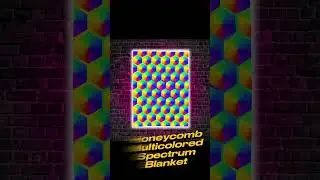 Bright & Vibrant #Trippy #Mushroom #T-Shirts 👕 #Blankets, #Pillows & more coming soon!