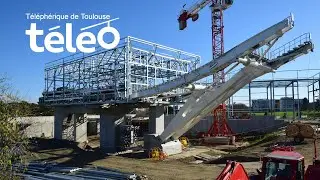 Construction Téléphérique Téléo Toulouse Novembre