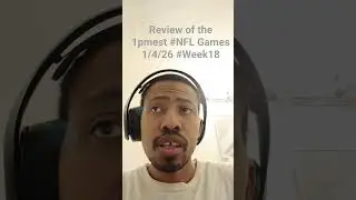 Quick Review of the #NFL 1pmest Games #Week18 #NFLPicks #SportsBlog #PeaceandLoveAlways🏈👊🏽✊🏽💪🏽✌🏽🫡