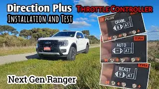Next Gen Ranger - Throttle controller Installation and drive test. Ford, Direction Plus.