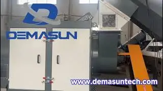 PE plastic film recycling machine Waste HDPE LLDPE film crusher washing line Plastic granulator