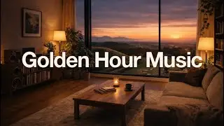 Golden Hour Music Room🌅✨｜Relaxing Lo-Fi for Creative Work