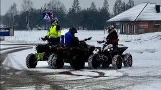 Sobotni wyjazd z ku.wy.racing.team 3x Can am Renegade & Polaris Scrambler 1000s