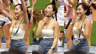 オールスターに飛び入り参加。丹丹 （だんだん） Fubon Angels  富邦悍將啦啦隊 CPBL 中華職棒 臺中洲際棒球場 2023/07/31【台湾チアTV】