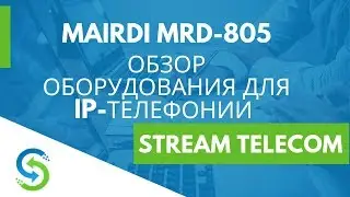 Гарнитура Mairdi MRD-805 для IP телефонии. Распаковка и обзор
