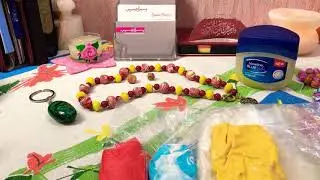 اسرار عجينة السيراميك | طريقة عمل خرز من عجينة السيراميك ١ - دمج الالوان - تشكيل خرز - يسرا حسين