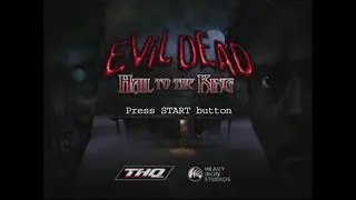 Evil Dead - Hail to the King - Sega Dreamcast - Intro & Title Screen