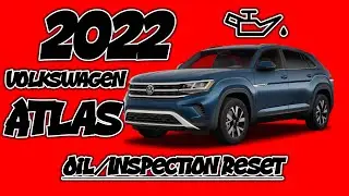 2022 Volkswagen Atlas Oil Light Reset #volkswagen #diy #automobile