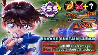 CHINA LUBAN NEW INSANE SUSTAIN WITH SPARKFORGED BUILD IS OP! | HONOR OF KINGS