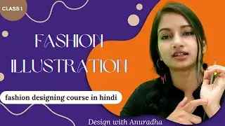 Line Practice | Fashion illustration class 1| Fashion Designing Full Course in Hindi