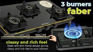 Faber 3 glass burners 77cm cooktop lene ki soch rahe ho to ye best hai👍 unboxing /review /demo